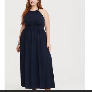Torrid Navy Maxi Dress